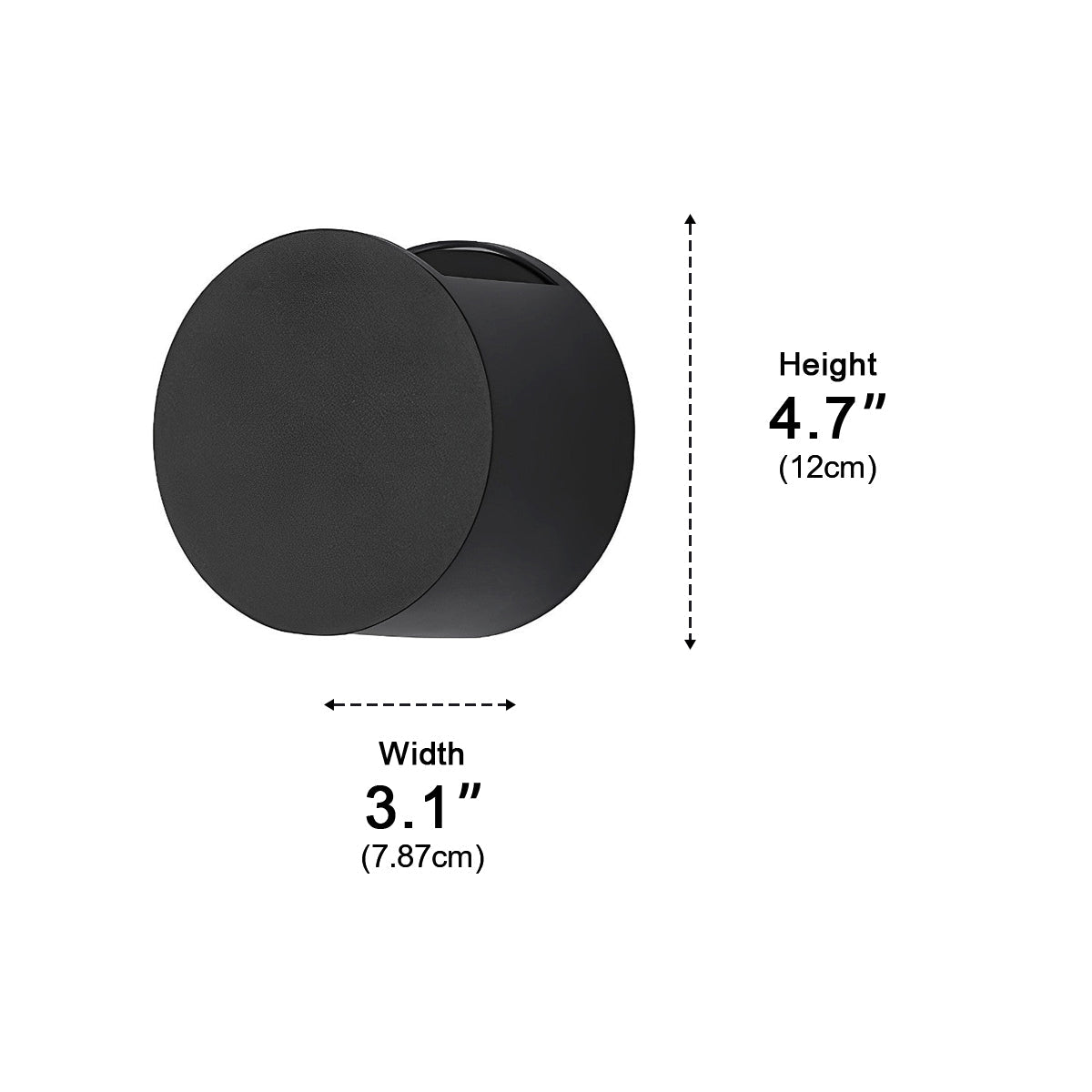 Modern Waterproof Round Up and Down Lights LED Wall Lights