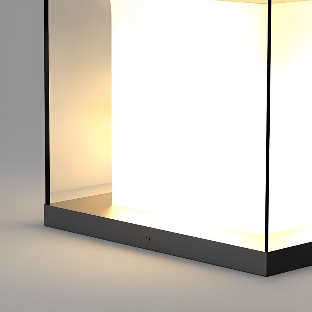 Modern Waterproof Square LED Outdoor Post Lights