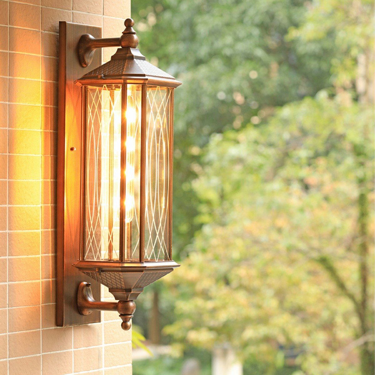Vintage Rustic Waterproof Outdoor Porch Wall Lights