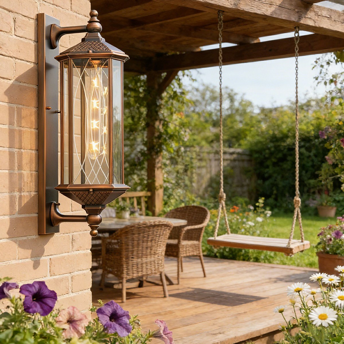 Vintage Rustic Waterproof Outdoor Porch Wall Lights